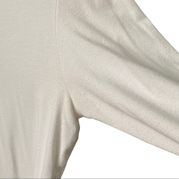 La Perla White Round neck Long Sleeve Top in Size Small - Picture 5 of 8